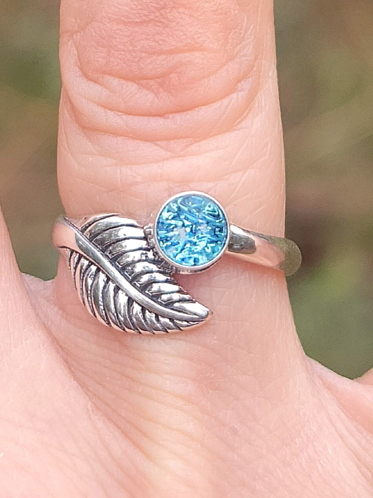 NEW Dragonfly Cremation Ring for Ashes InFused Glass Hard Sterling Sil –  InFusion Glass