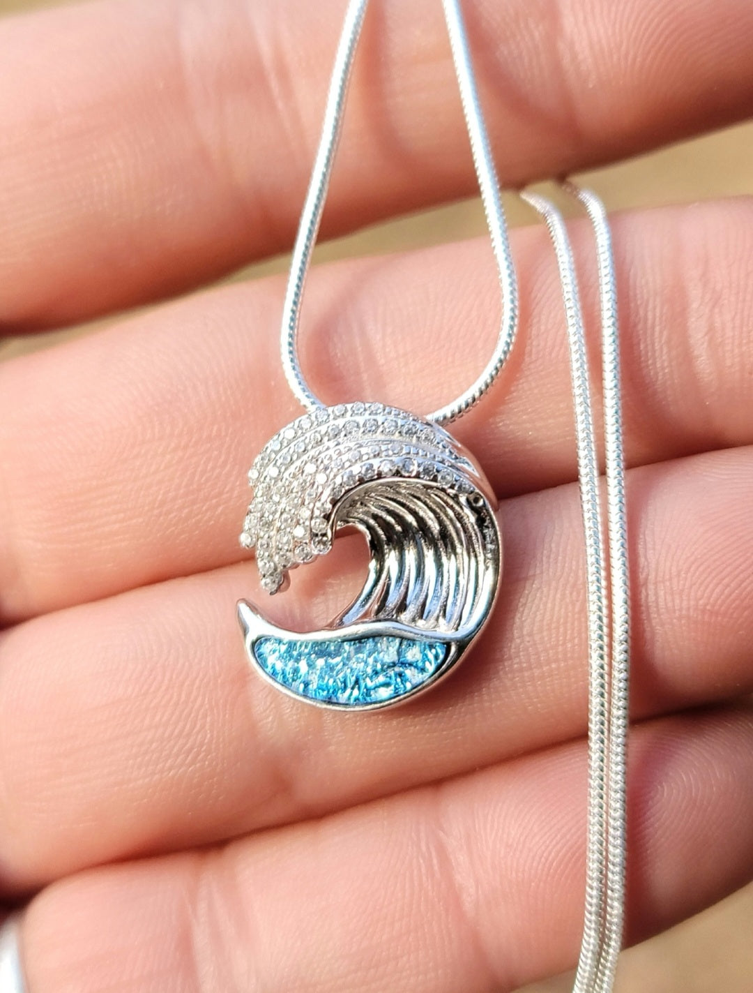 Memorial Ocean Necklace – Creative Art by Bron